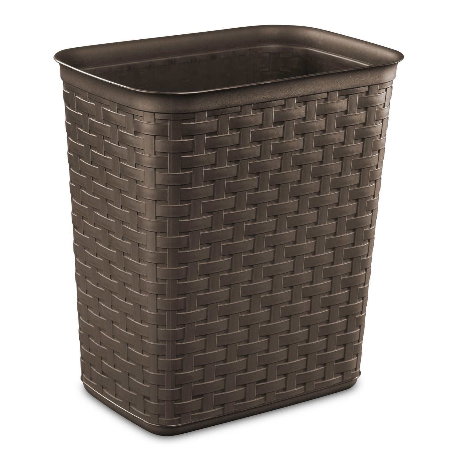 Sterilite 12.9L Weave WastebasketBrown Walmart Canada