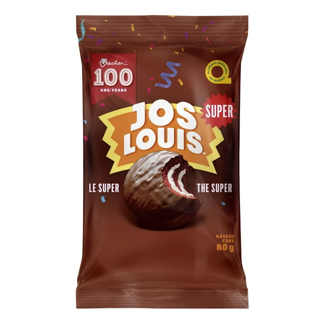 Petits gâteaux Super Jos Louisᴹᴰ de Vachonᴹᴰ à saveur de chocolat