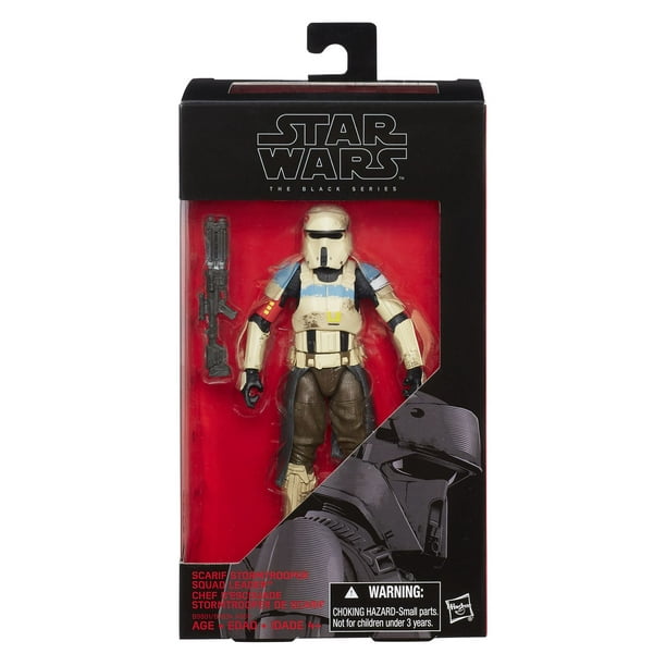 Figurine articulée Chef d'escouade Stormtrooper de Scarif de la série noire de Star Wars