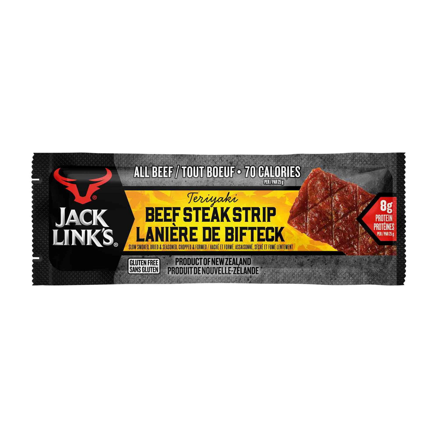 Jack Link's Teriyaki 25g Beef Steak Strip Bars Walmart Canada