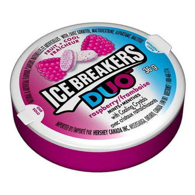 ICE BREAKERS DUOS Raspberry Mints