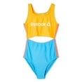 thumbnail image 1 of Reebok Girls Delta Cutout One Piece, Reebok Swimwear, 1 of 2