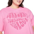 thumbnail image 4 of No Boundaries Plus Women's Relaxed Tee, 4 of 6