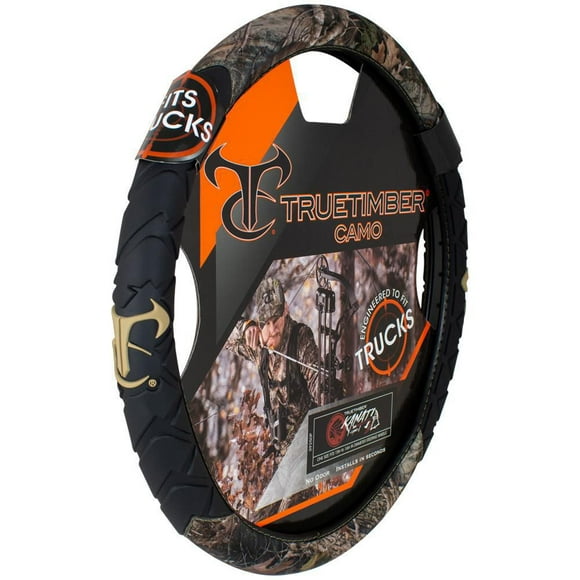 True Timber Kanati Camo Truck Sized Steering Wheel Cover, Camo Truck Sized Steering Wheel Cover