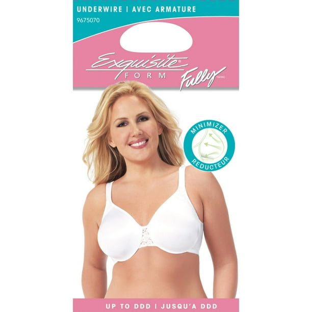 Exquisite Form 9675070 FULLY Minimizer Underwire Bra, Sizes 38C 44DD
