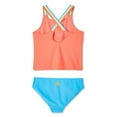 thumbnail image 2 of Reebok Girls Delta Cross Back Tankini & Scoop Bottom 2-Piece Set, Reebok Swimwear, 2 of 2