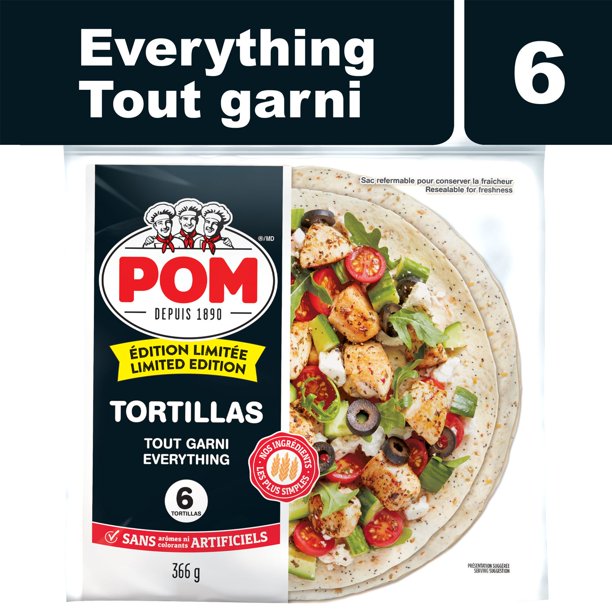POM® Everything Large Tortillas Walmart.ca
