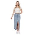 thumbnail image 1 of Jeaniologie ™  Ladies Long Denim Skirt, 1 of 5