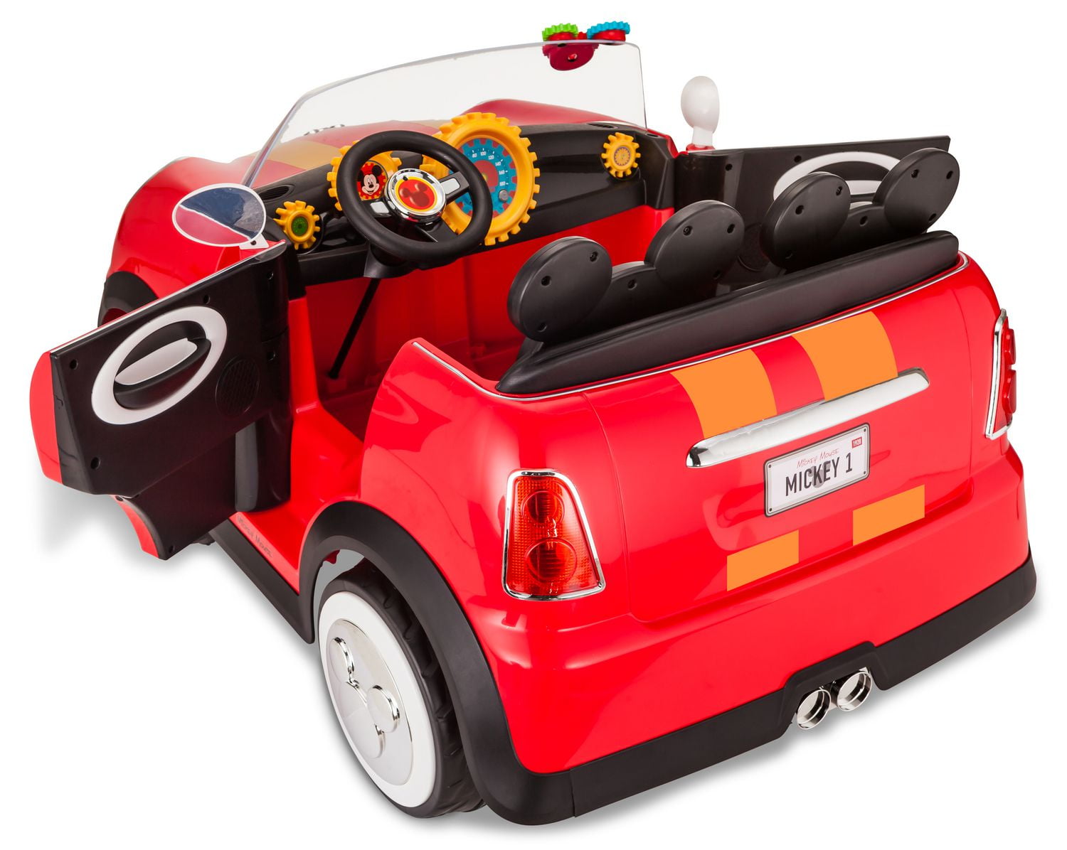 KidTrax Kid Trax 12V Mickey Mouse Coupe Ride on Vehicle Walmart