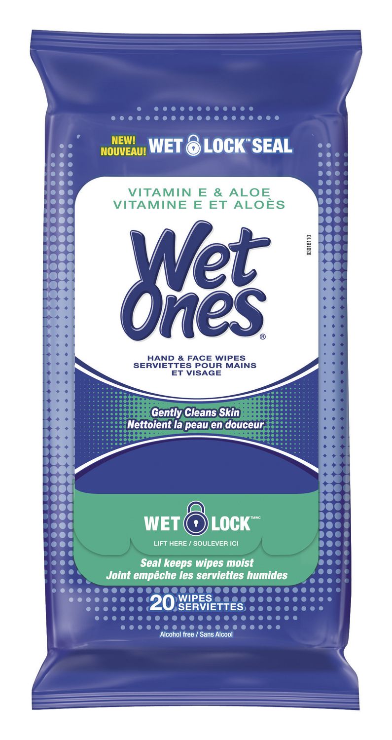 Wet Ones Hand And Face Wet Wipes with 
