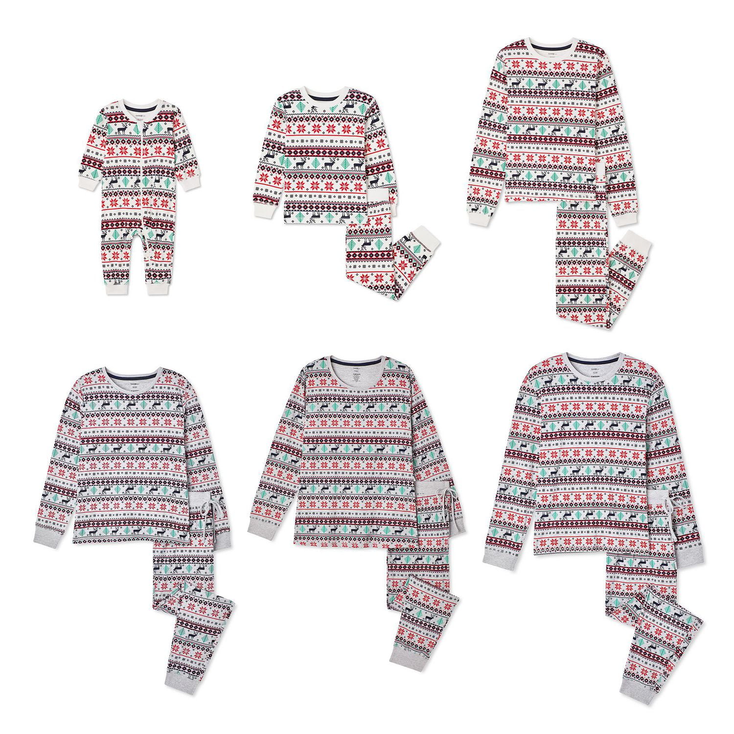 George Family Fair Isle Pajamas Walmart