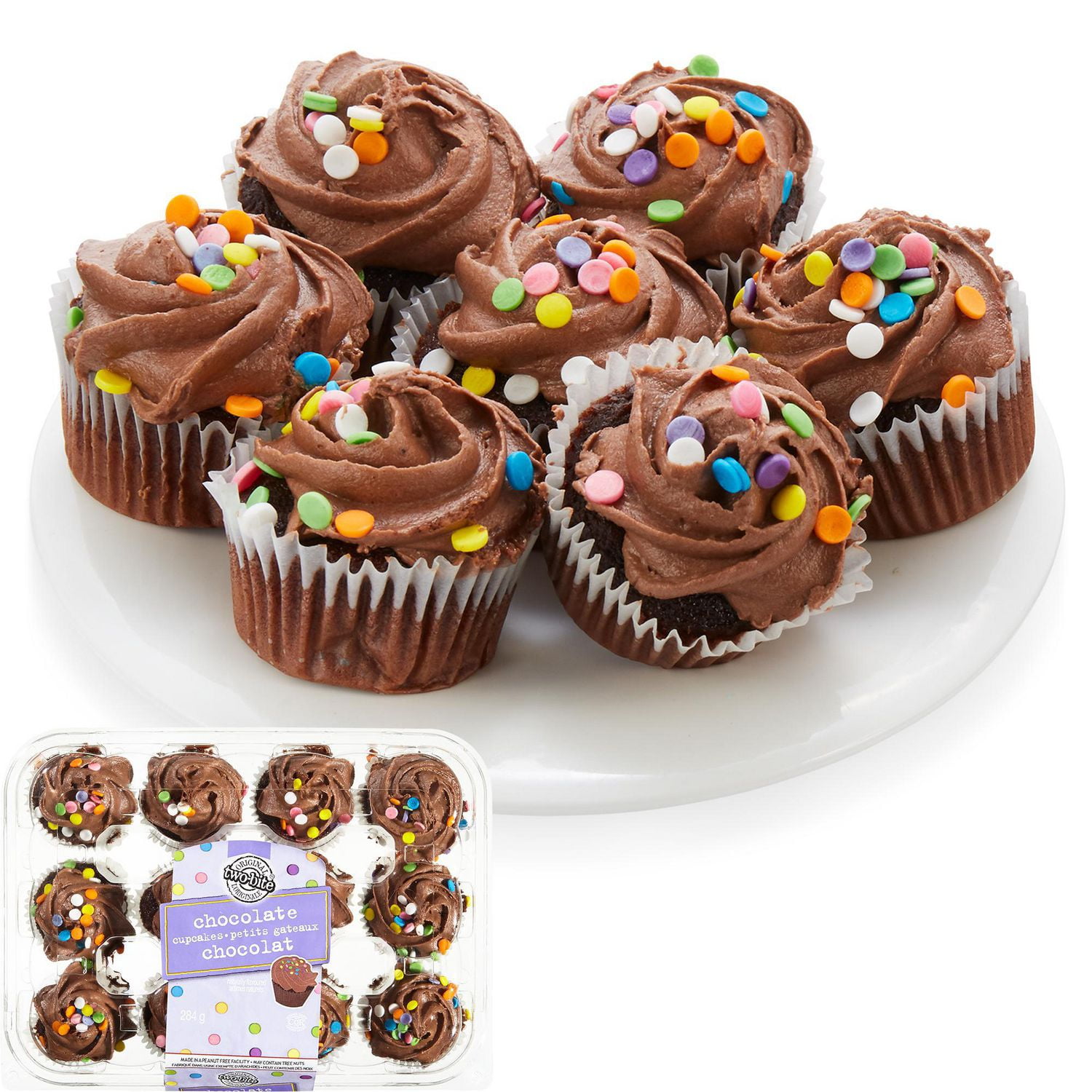 Two Bite® Chocolate Cupcakes 12ct Walmart Canada 2329