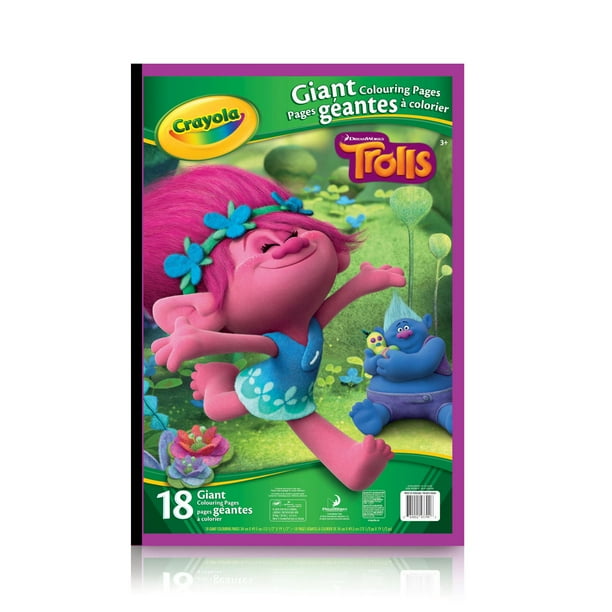 Crayola Giant Colouring Pages, Trolls, Giant colouring pages - Walmart.ca