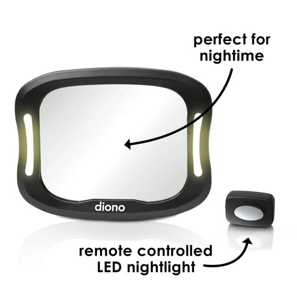Diono - Easy View™ XXL - Miroir de voiture de bébé surdimensionné