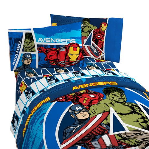 Avengers Assemble Ensemble de draps pour un lit double