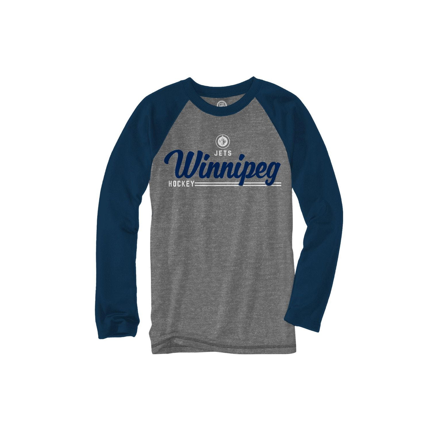 Men's Winnipeg Jets Streak Raglan Long Sleeve