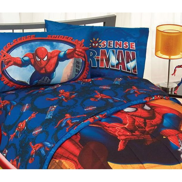 Spiderman Burst Ensemble de draps pour une place