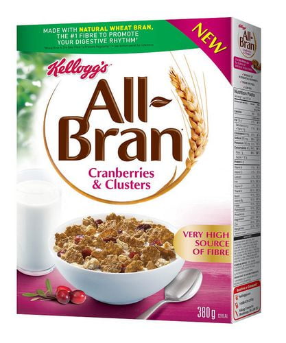 Kellogg's All-Bran* Cranberries & Clusters Cereal | Walmart Canada