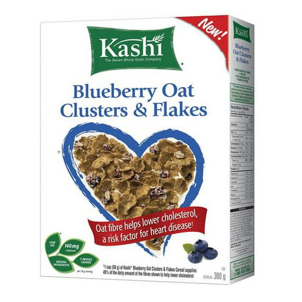 Céréales Kashi* Flocons et grappes d'avoine aux bleuets