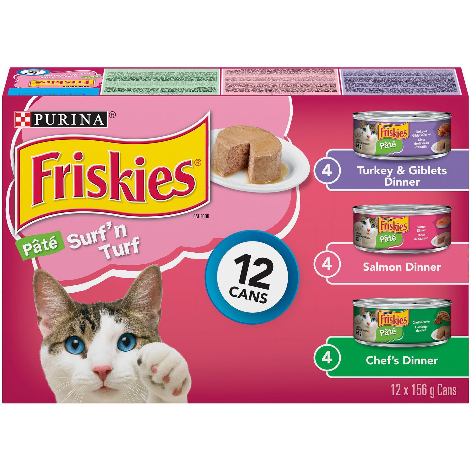 Friskies surf and deals turf cat food