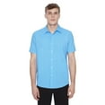 thumbnail image 1 of Dark Black Men's Short-Sleeve Button-Down Shirt, 1 of 6