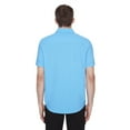thumbnail image 3 of Dark Black Men's Short-Sleeve Button-Down Shirt, 3 of 6