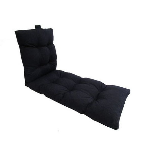 Coussin chaise longue réversible de luxe de hometrends,« Bleu Peacoat »