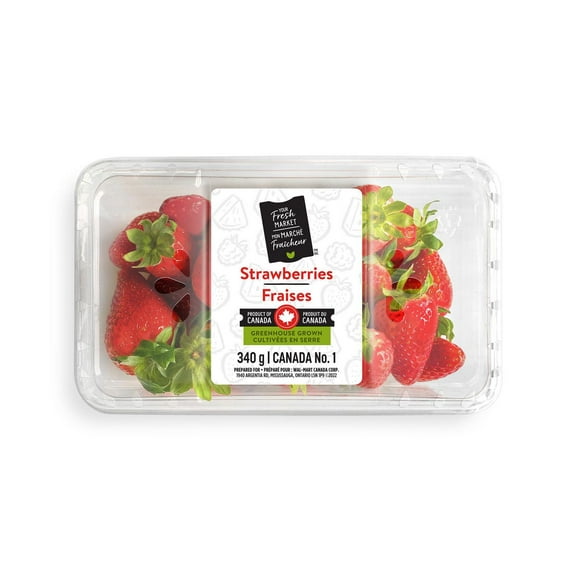 Fraises locales de serre 340g