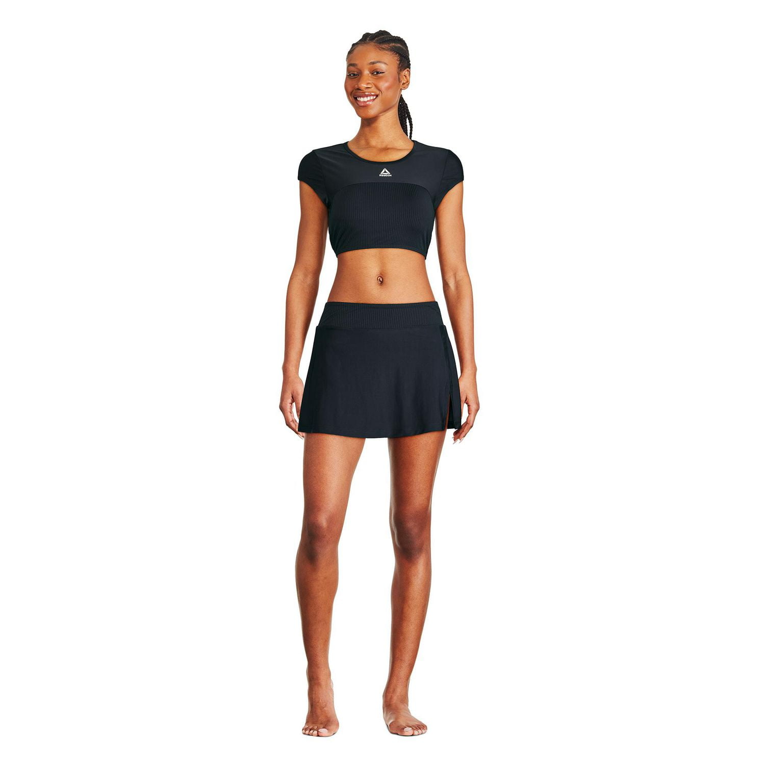 Reebok High Waist Skirted Bottom W/ Slit