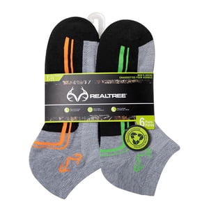 Real Chaussettes à faible coupe pour hommes d'arbre 6-Pack