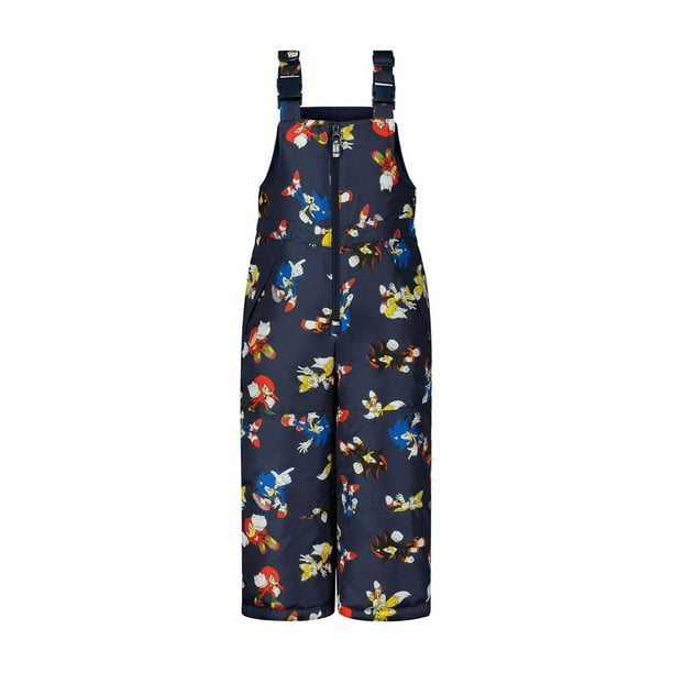 Sonic The Hedgehog Kids' Printed Snow Bib Pants Walmart.ca