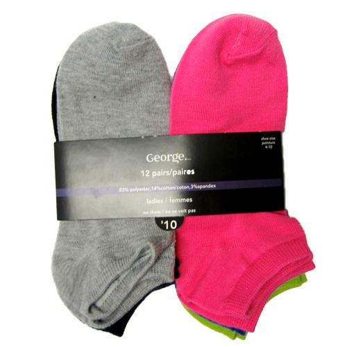 Socks for Ladies - 12 Pairs | Walmart Canada