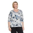 thumbnail image 1 of Iyla Women's Plus Side Ruched Top, 1 of 6