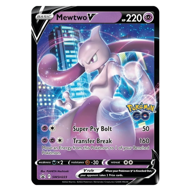 Pokemon Go Mewtwo V / Melmetal V Battle Deck Set of 2