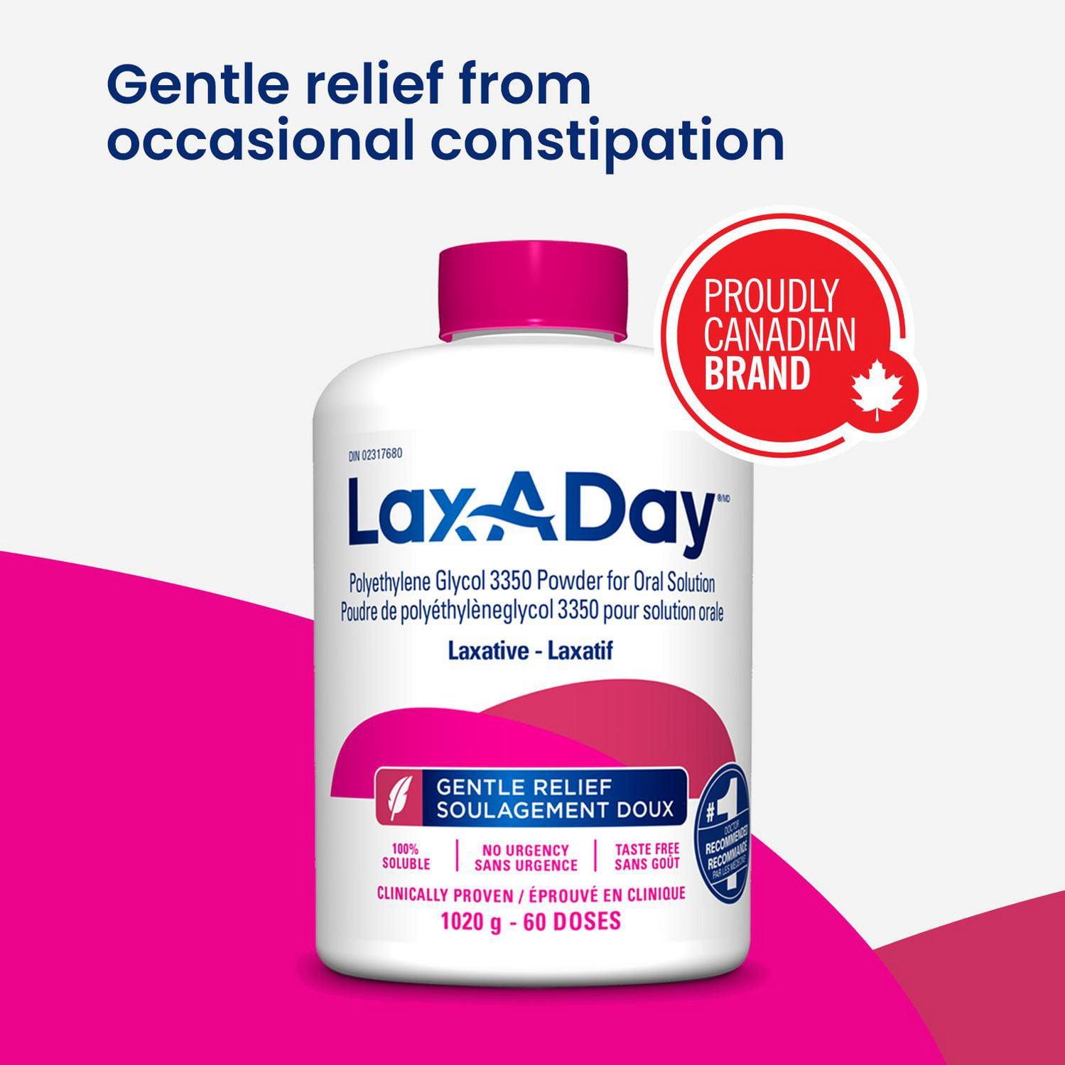 Lax-A-Day Laxatif 1020g - 60 Doses