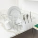 Grand égouttoir à vaisselle en fil métallique Mainstays, chrome Grand égouttoir à vaisselle – image 3 sur 5