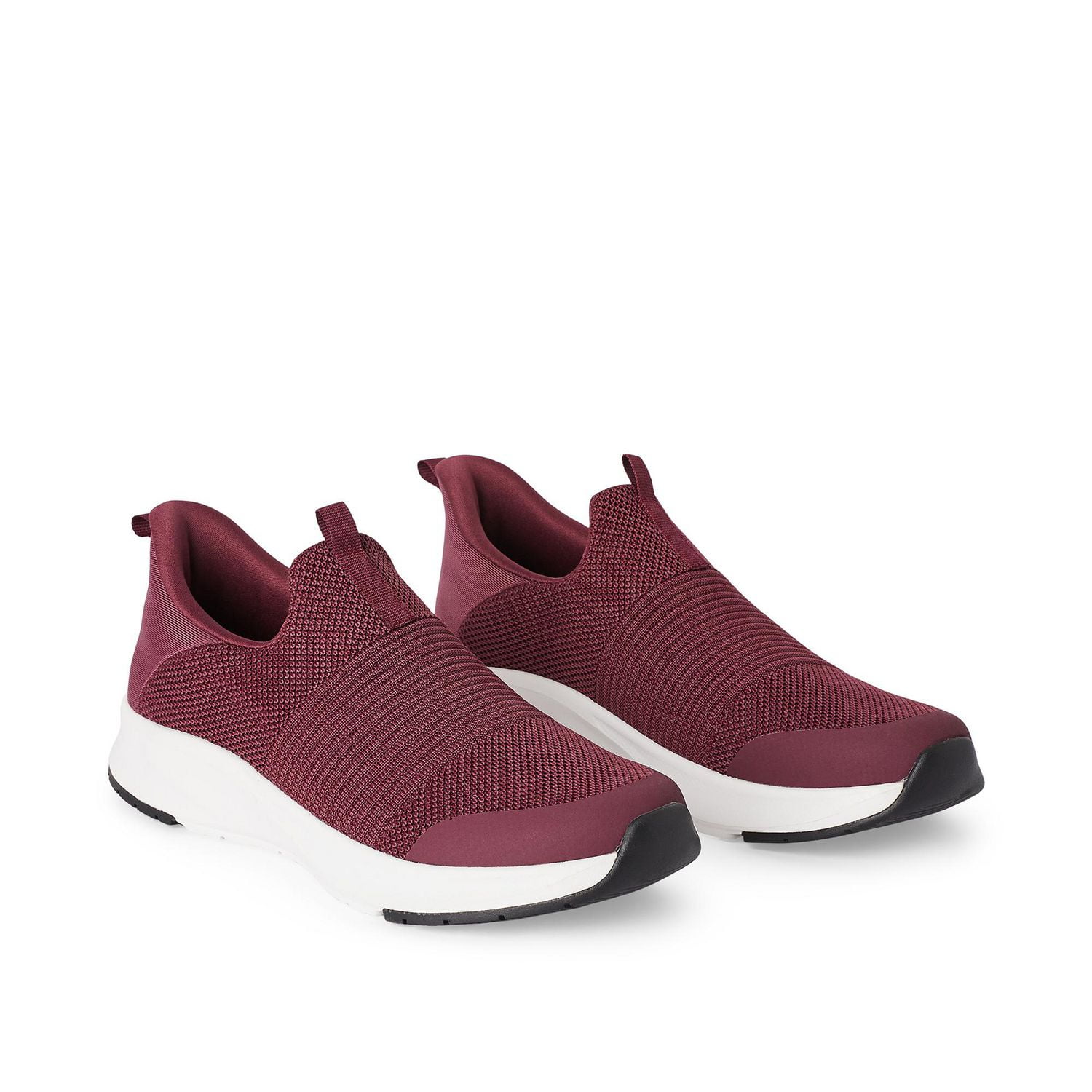 Chaussures à enfiler en tricot Athletic Works pour femmes Pointures larges 6-10