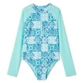 thumbnail image 1 of George Girls' Rash Guard 1-Piece, 1 of 2