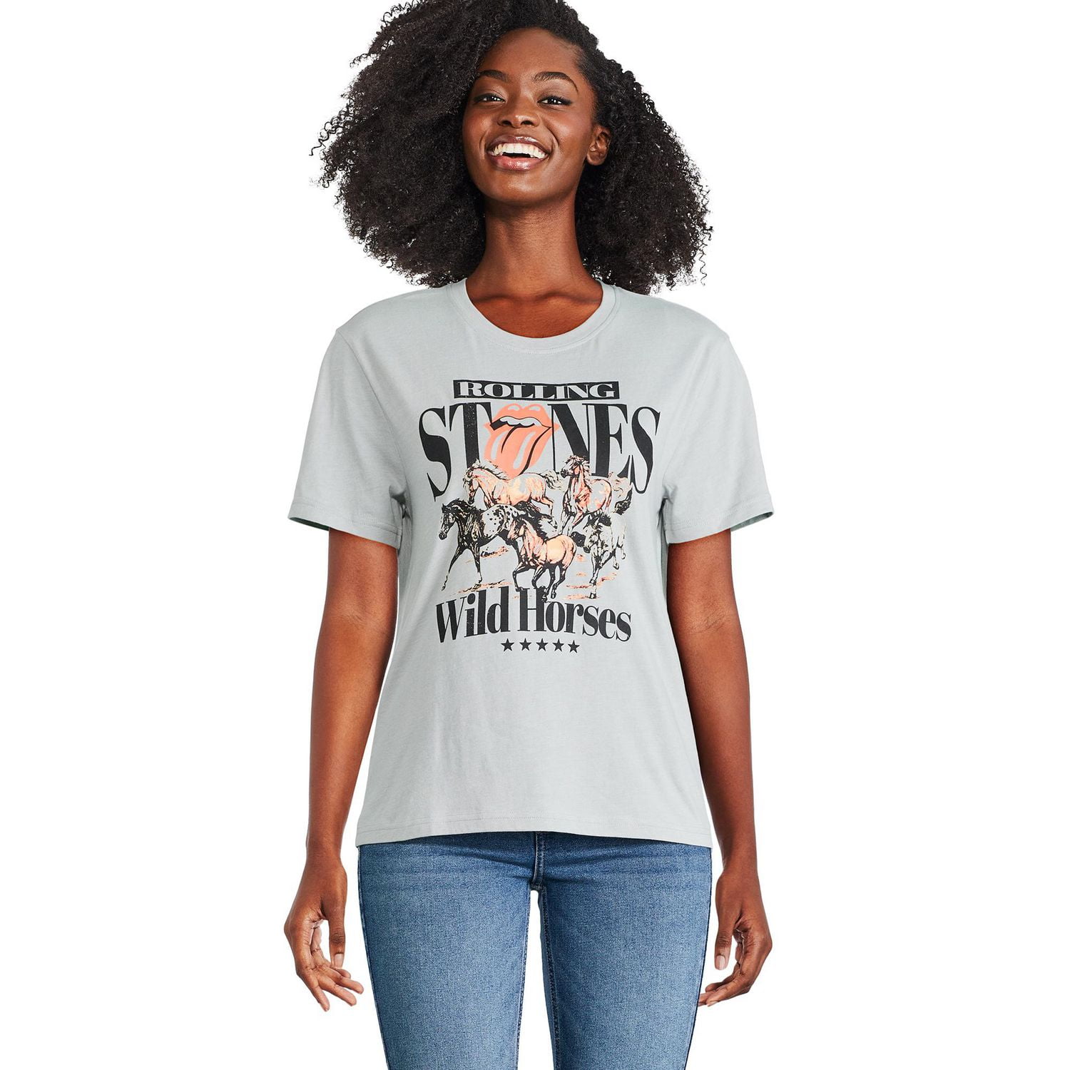 The Rolling Stones Women's Boyfriend Fit Tee