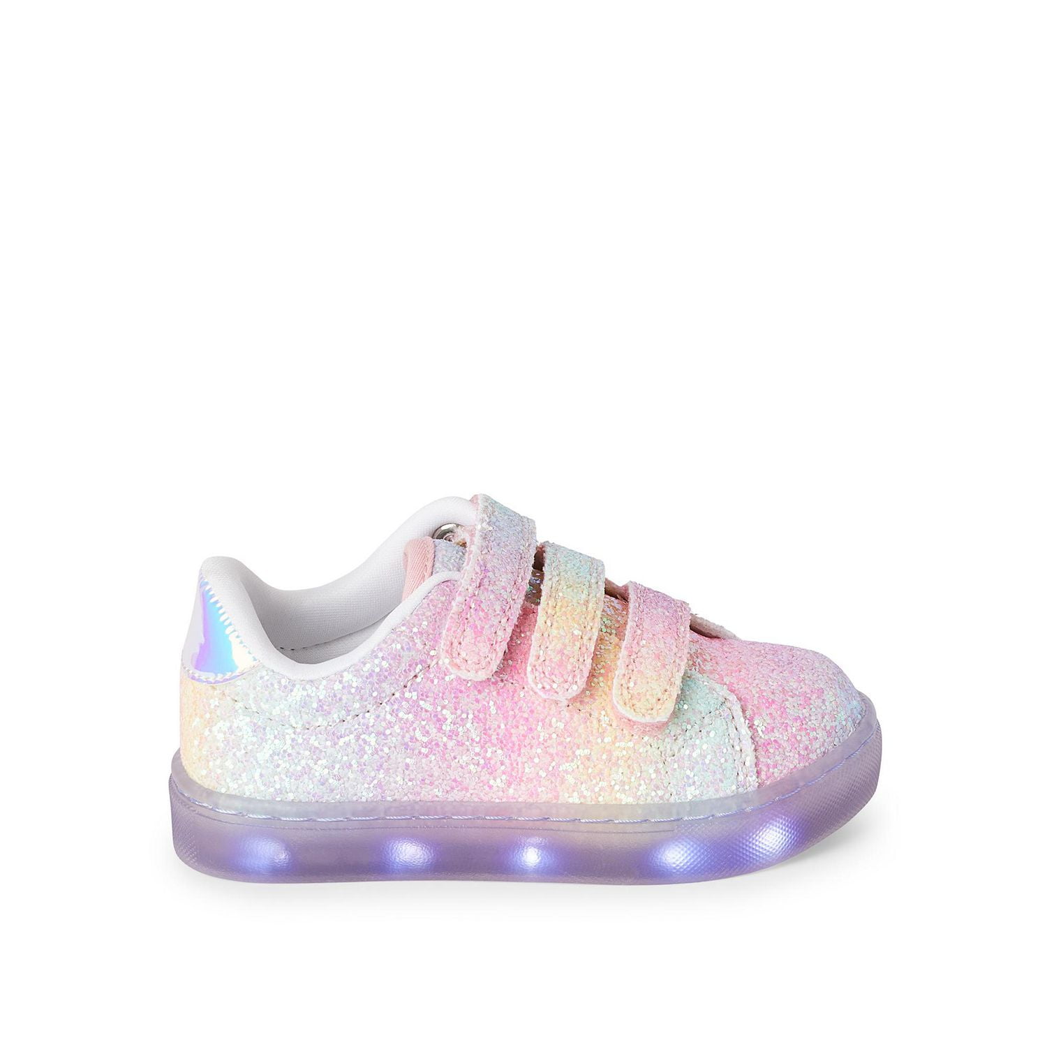 George Toddler Girls' Light-Up Casual Shoes, Wide Width Sizes 7-12