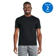 thumbnail image 1 of George Men's Stretch Crew Neckline Tee 2-Pack, 1 of 6