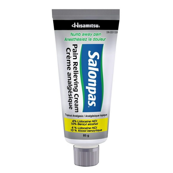 Salonpas Pain Relieving Cream, for temporary relief of pain and/or itching