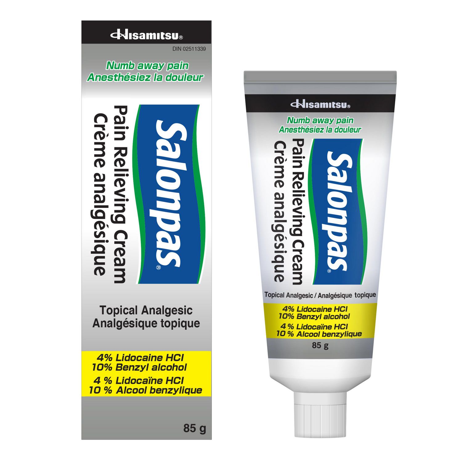 Salonpas Créme Analgésique, Soulagement temporaire de la douleur