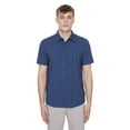 thumbnail image 1 of Dark Black Men's Short-Sleeve Button-Down Shirt, 1 of 6