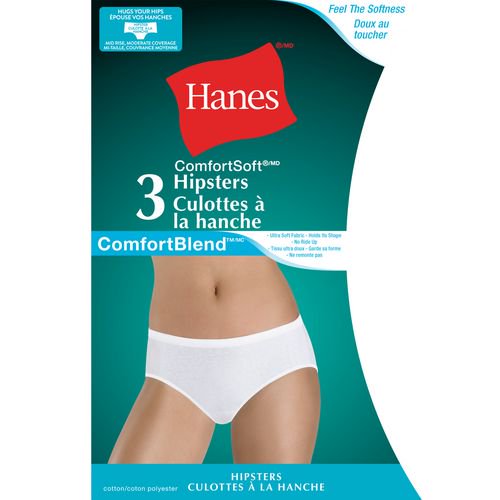Culottes à la hanches Hanes Comfortsoft® Comfortblend™ - paquet de 3