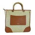 thumbnail image 5 of Sam & Libby Lucia Straw Shopper w/ Bamboo Handle, 5 of 5