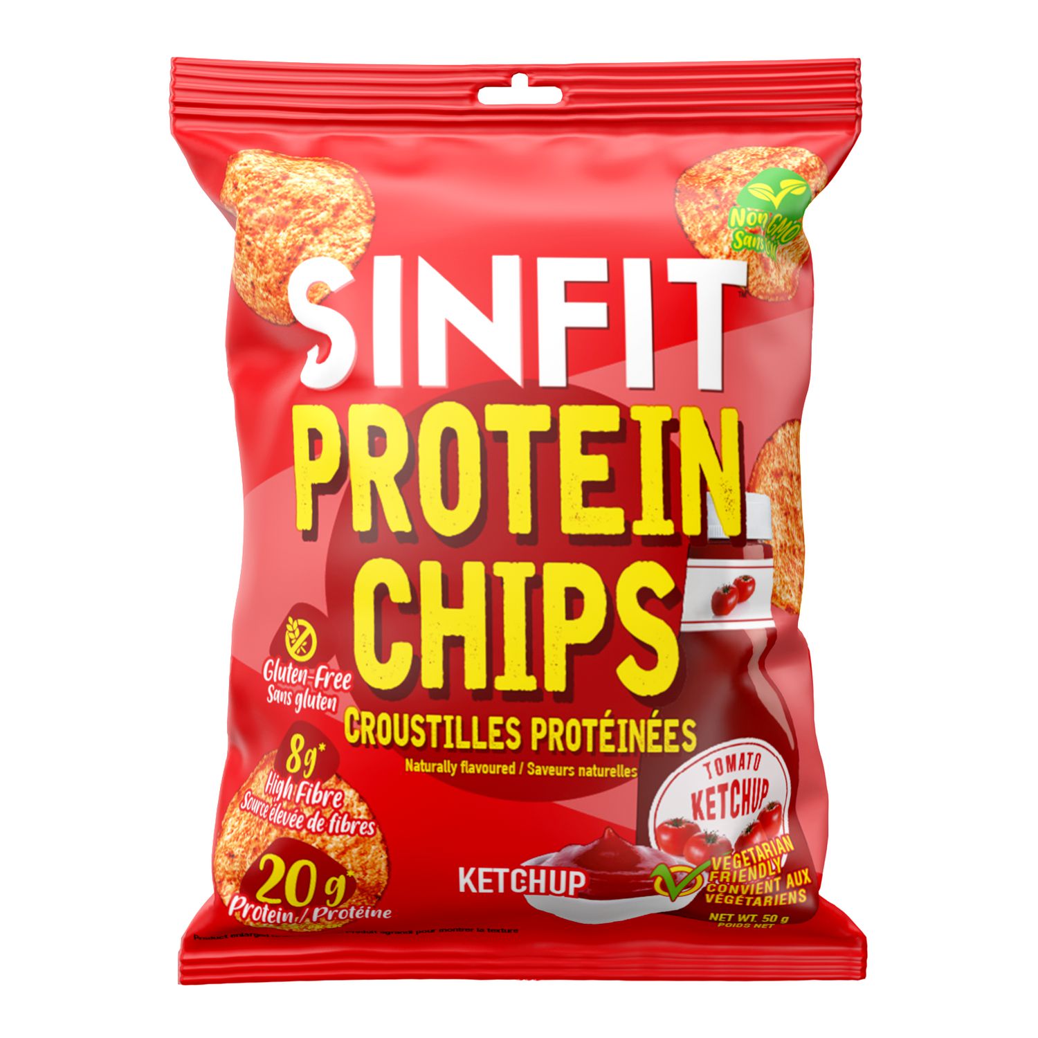 SinFit Protein Chips - Ketchup