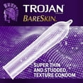 thumbnail image 2 of Trojan BareSkin condoms lubrifiés nervurés, 10 Count, 2 of 8