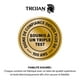 Trojan BareSkin condoms lubrifiés nervurés 10 condoms lubrifiés en latex – image 4 sur 8