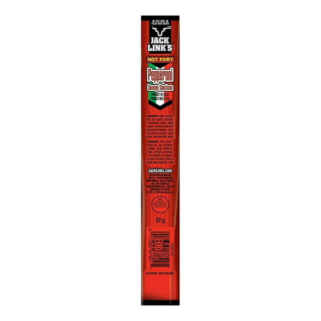 Jack Link's Hot 22g Pepperoni Sausage Stick